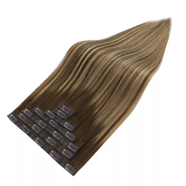 balayage clip-in hair extensions