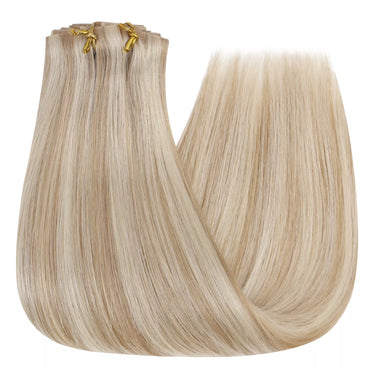 blonde highlight clip in hair extensions