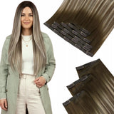 injection clip in hair extensions balayage hair extensions thick hair