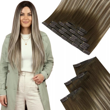 injection clip in hair extensions balayage hair extensions thick hair