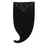 black hair extenisons remy clip in hair