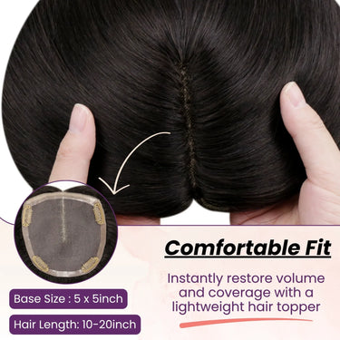 crown topper hair extensions