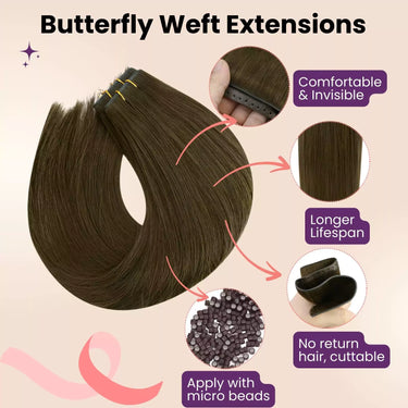 butterfly weft hair extensions virgin weft hair extensions