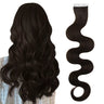 Body Wave Tape In Hair Extensions Human Hair