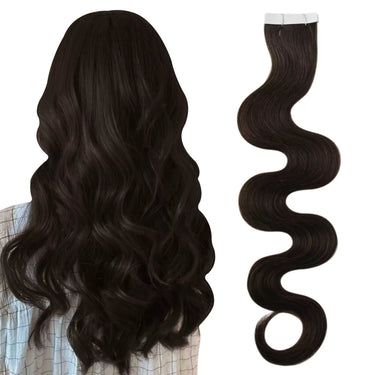Body Wave Tape In Hair Extensions Human Hair