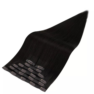 injection clip in human hair extensions clip in