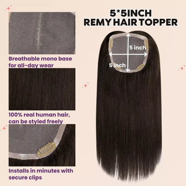 hair topper human hair