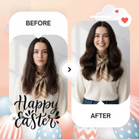 easter day brown hair