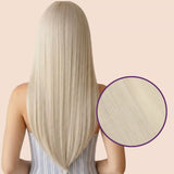 feather weft extensions virgin human hair blonde hair extensions