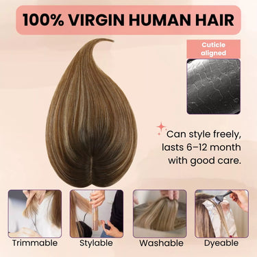 best human hair toppers