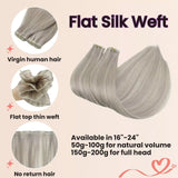 flat weft extensions invisible weft hair extensions