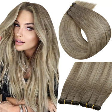 flat weft hair flat weft hair extensions free cut hair weft minimum shedding no tangling PU bundle PU weft