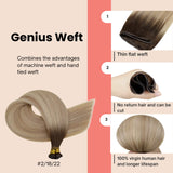 invisible weft hair extensions genius weft