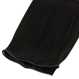 genius weft virgin hair black straight hair