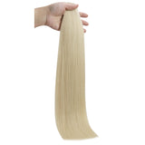 genius weft virgin hair blonde straight hair