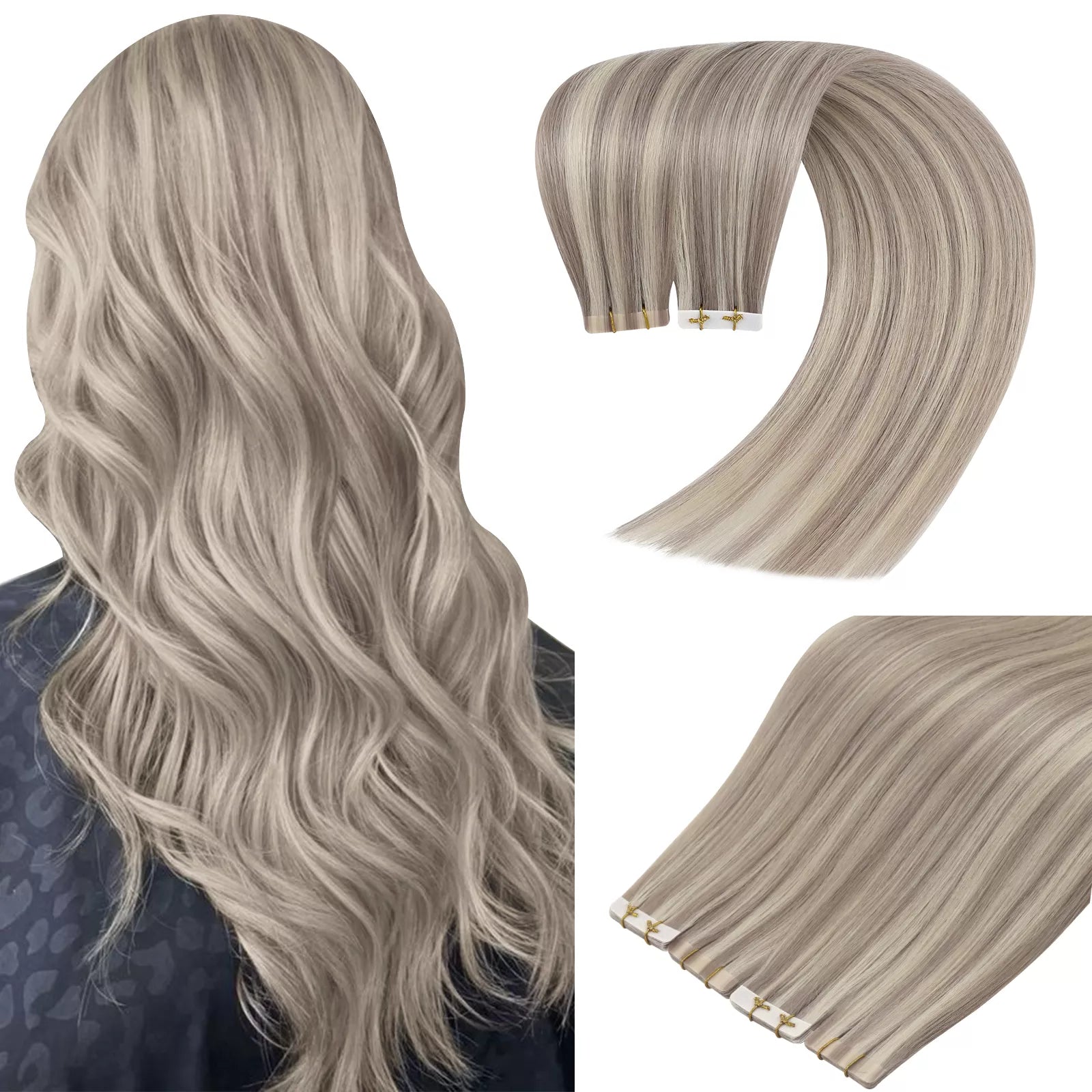 high quality tape in hair extensions human hair