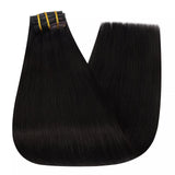brown hair extensions clip in