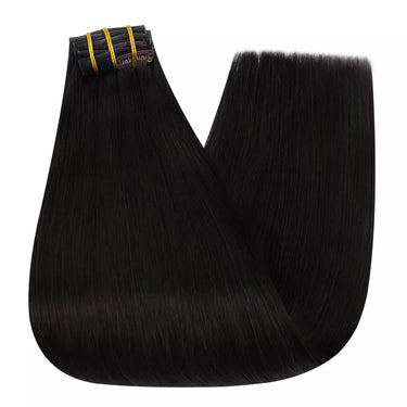 brown hair extensions clip in