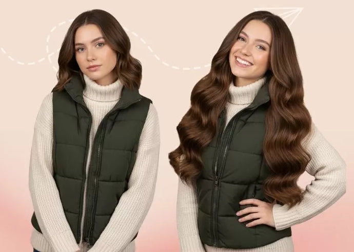 genius clip in hair extensions hair transformation