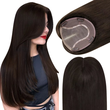 clip on hair pieces for thin hair brown hair