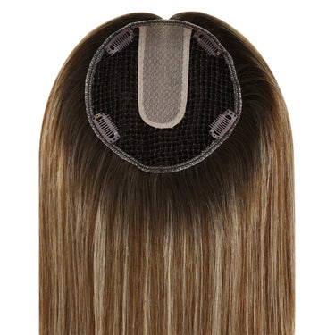 fishnet hair toppers balayage hair toppers for short hair 