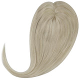 human hair toppers platinum blonde