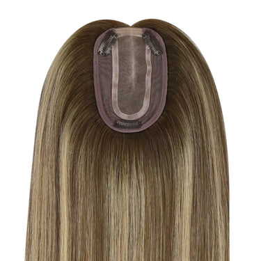 remy hair topper virgin human hair
