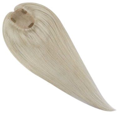 human hair toppers platinum blonde