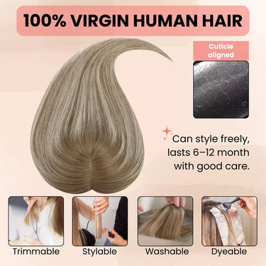 hair toppers for short hair