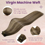 machine weft hair extensions