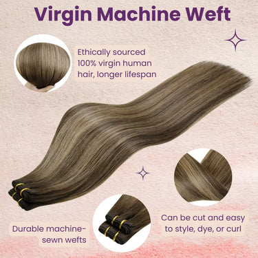 machine weft hair extensions