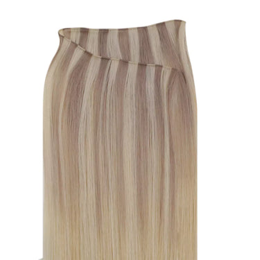 hand tied weft long hair