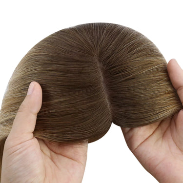 balayage hair topper for women