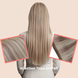 weft tape in extensions invisible hair extensions