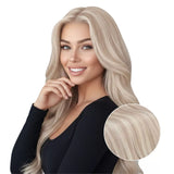 blonde highlights clip in extensions