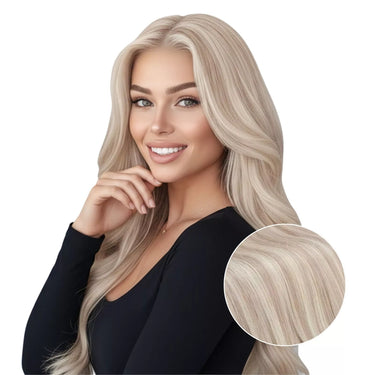 blonde highlights clip in extensions