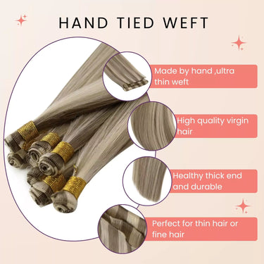 weft human hair extensions highlight hair