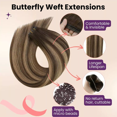 invisible hole weft hair extensions virgin hair extensions weft