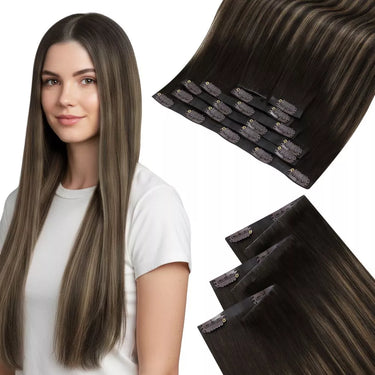 natural clip in hair extensions