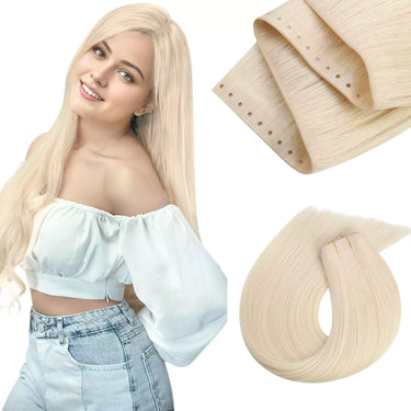 xo invisible weft hair extensions straight hair