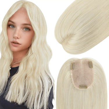 remy human hair topper clip in hair pieces