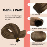 invisible weft hair extensions hybrid weft