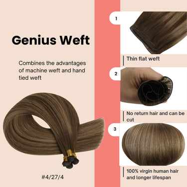 invisible weft hair extensions hybrid weft
