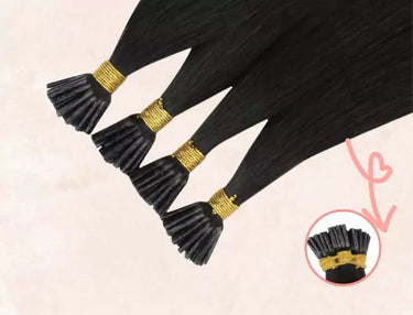 virgin hair i tip extensions
