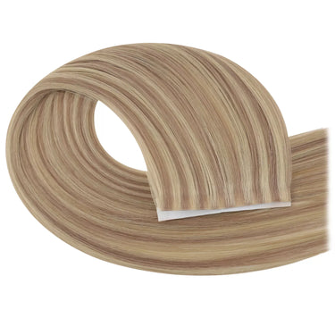 tape in weft highlight blonde hair extensions