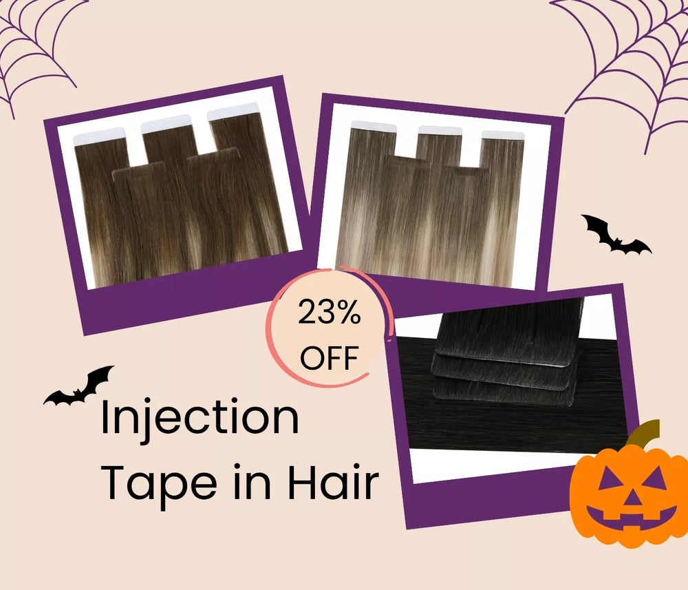 halloween sale injection tape in extensions