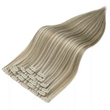 genius clip in hair extensions highlight blonde 