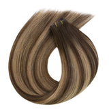 balayage pu hole weft invisible hair extensions for thin hair