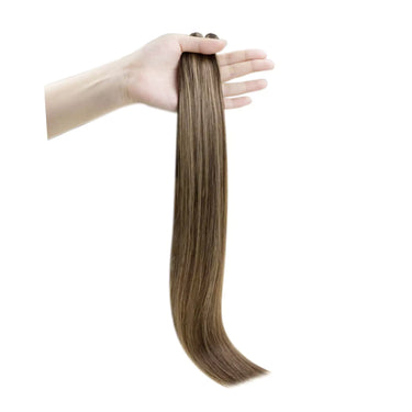 black hand tied weft hair extensions