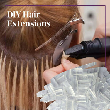 transparent italian fusion keratin glue beads